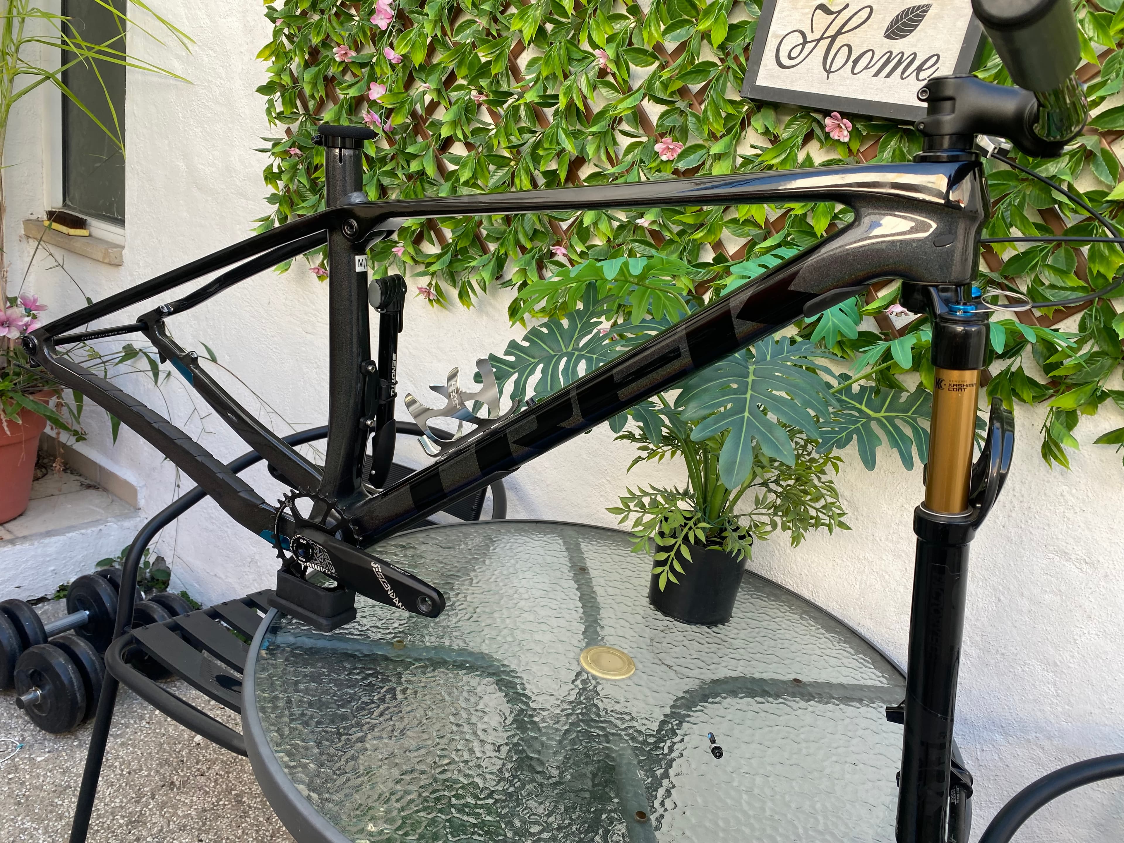 Cuadro Bicicleta MTB Trek OCLV Carbono con Horquilla Fox y Componentes