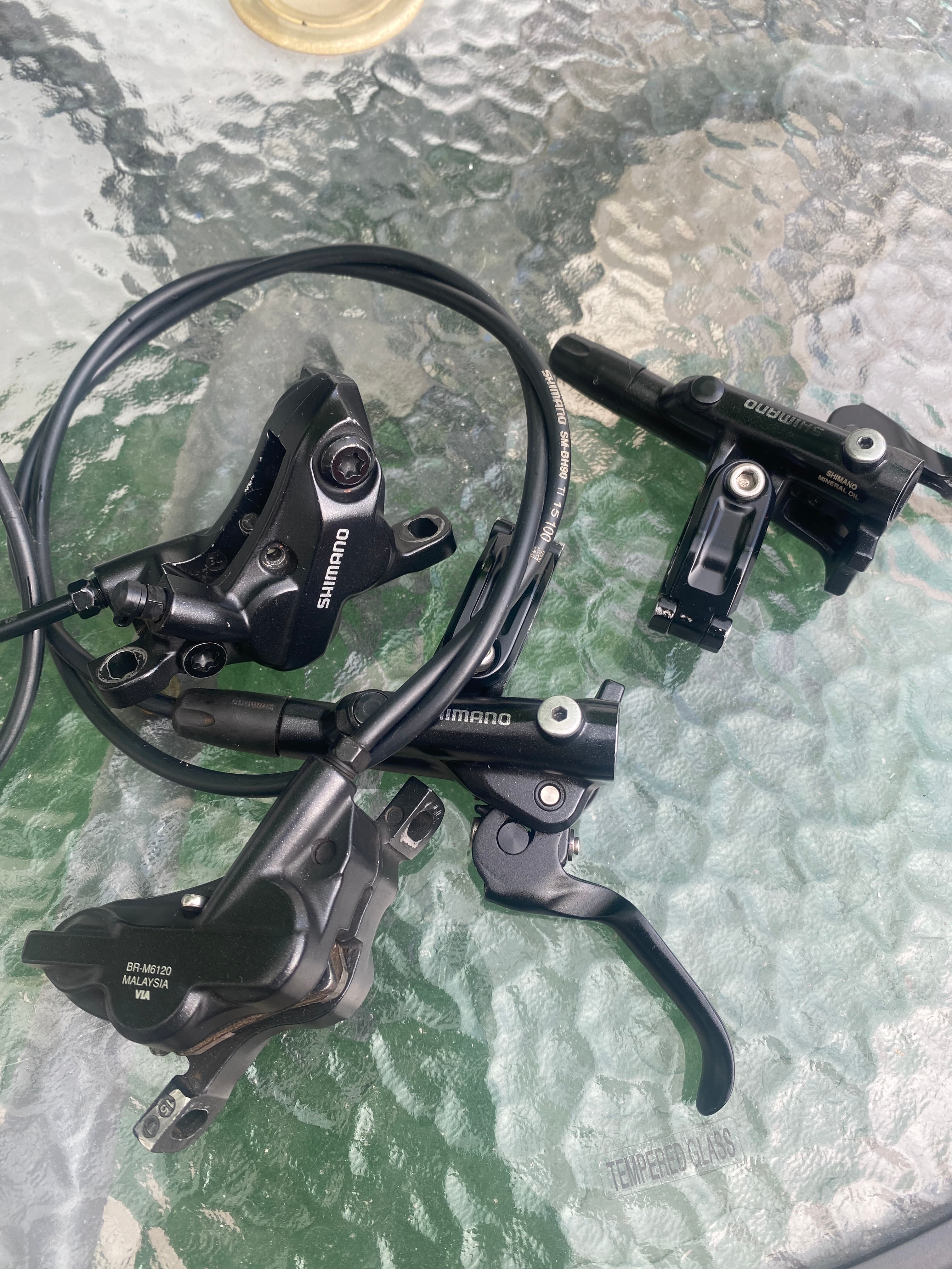 Frenos de Disco Hidráulicos Shimano Deore BR-M6120 (Set Completo)